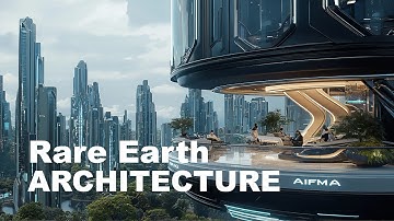 Creating AI Fashion Mega City Part 25 - RARE EARTH DISTRICT Architecture of AIFMA Fashion Metropolis