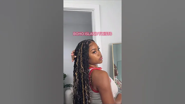 🌺 Ready to try something new with Boho Island Twists? #braids #islandtwist    #twist #twistbraids