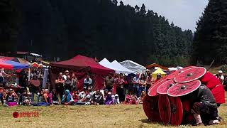 Viking Shield-wall of Ormbitur in Medieval Festival Marquesa de Mundo Medieval 2018