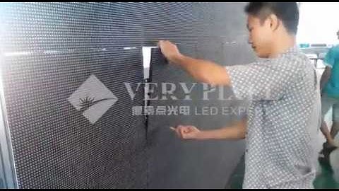 How to assemble and dis-assemble front service led display screen video wall and project in Italy