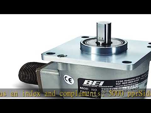 BEI Sensors 01005-1311 H25 Rotary Incremental Encoder, XH25D-SS-5000-T2-ABZC-28V/V-SM18, Heavy Duty