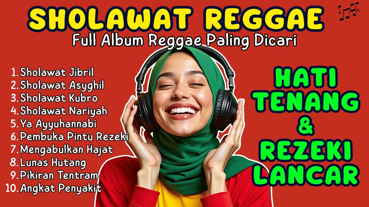 🎶 Sholawat Reggae Paling Merdu | Bikin Hati Tenang & Jiwa Damai 😭✨