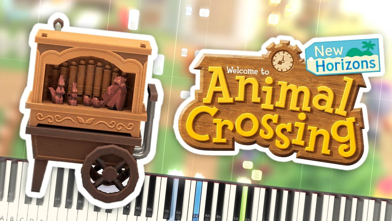 Animal Crossing New Horizons - Street Organ Theme Piano Tutorial