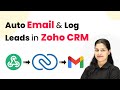 Send Emails for Website Form Leads and Log Data in Zoho CRM