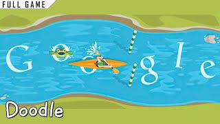 Slalom Canoe (2012) | Google Doodle | Full Game screenshot 2