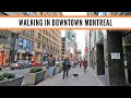 Walking in Downtown Montreal: Bell Centre, Sainte-Catherine Street / 30 min Virtual Tour #montreal