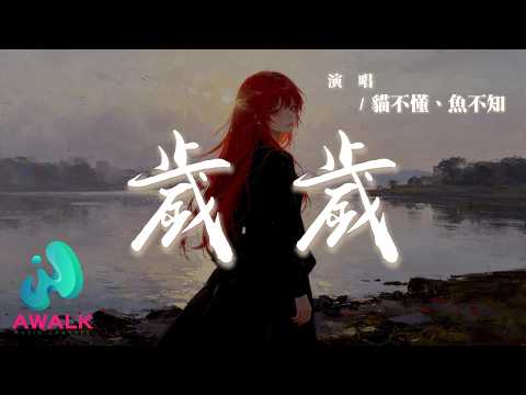 貓不懂、魚不知 - 歲歲『不人不鬼難安，爹爹閉眼莫看。』【動態歌詞 | Pinyin Lyrics】【AWALK MUSIC】