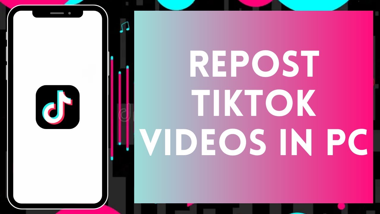how-to-repost-tiktok-video-from-desktop-full-guide-youtube