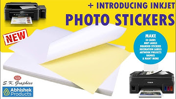 🖨️ Photo Sticker Printing With Epson Inkjet Printer | AbhishekID.com