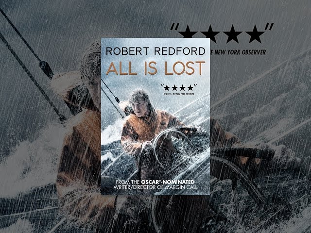 Robert Redford on the poster for All Is Lost (2013) the All Is Lost game
