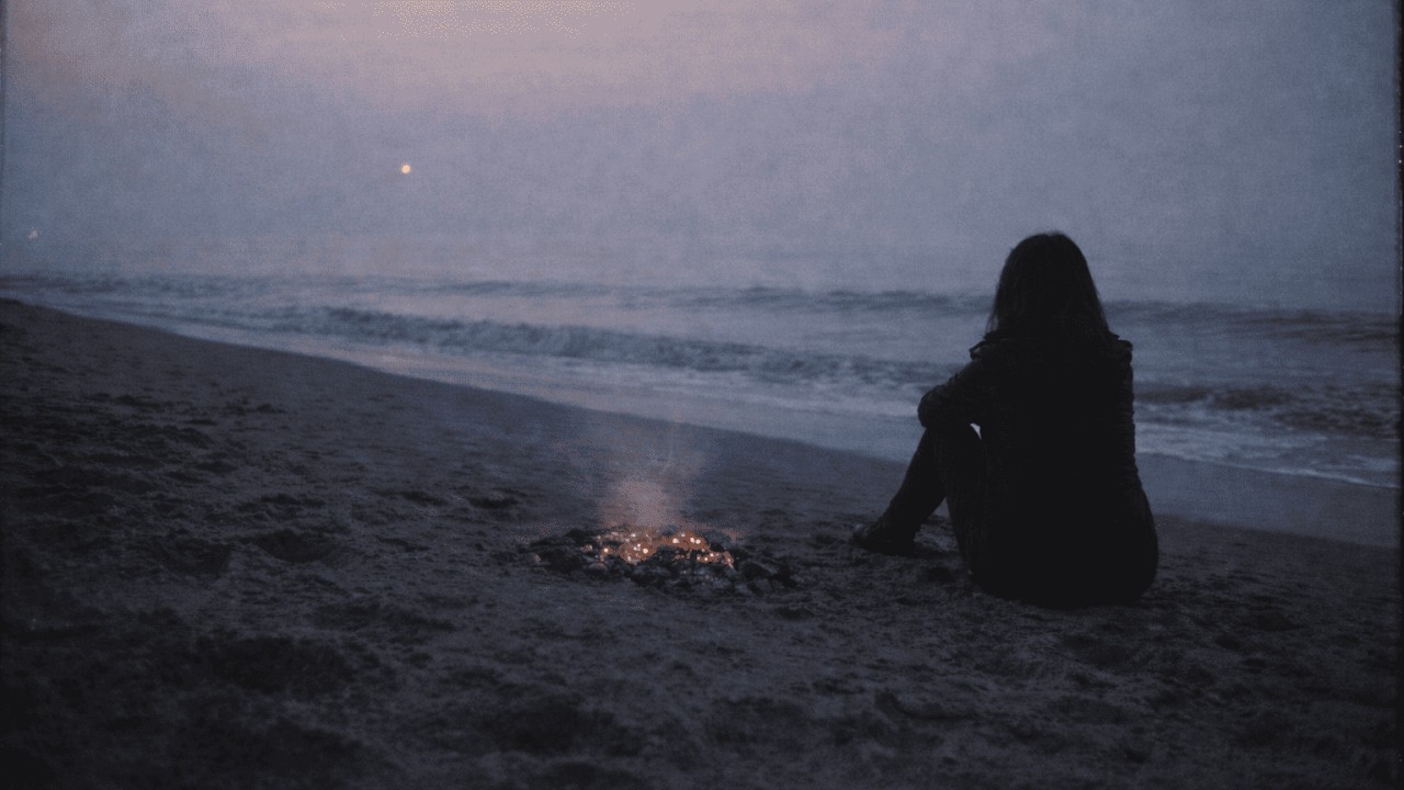 You didn’t leave the beach.