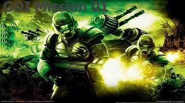 Lets Play Command & Conquer 3 Tiberium Wars GDI Mission 01 Nort Carolina Badlands