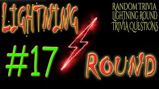 LIGHTNING ROUND #17 - random trivia lightning round questions! ( ROAD TRIpVIA- Episode 901 )