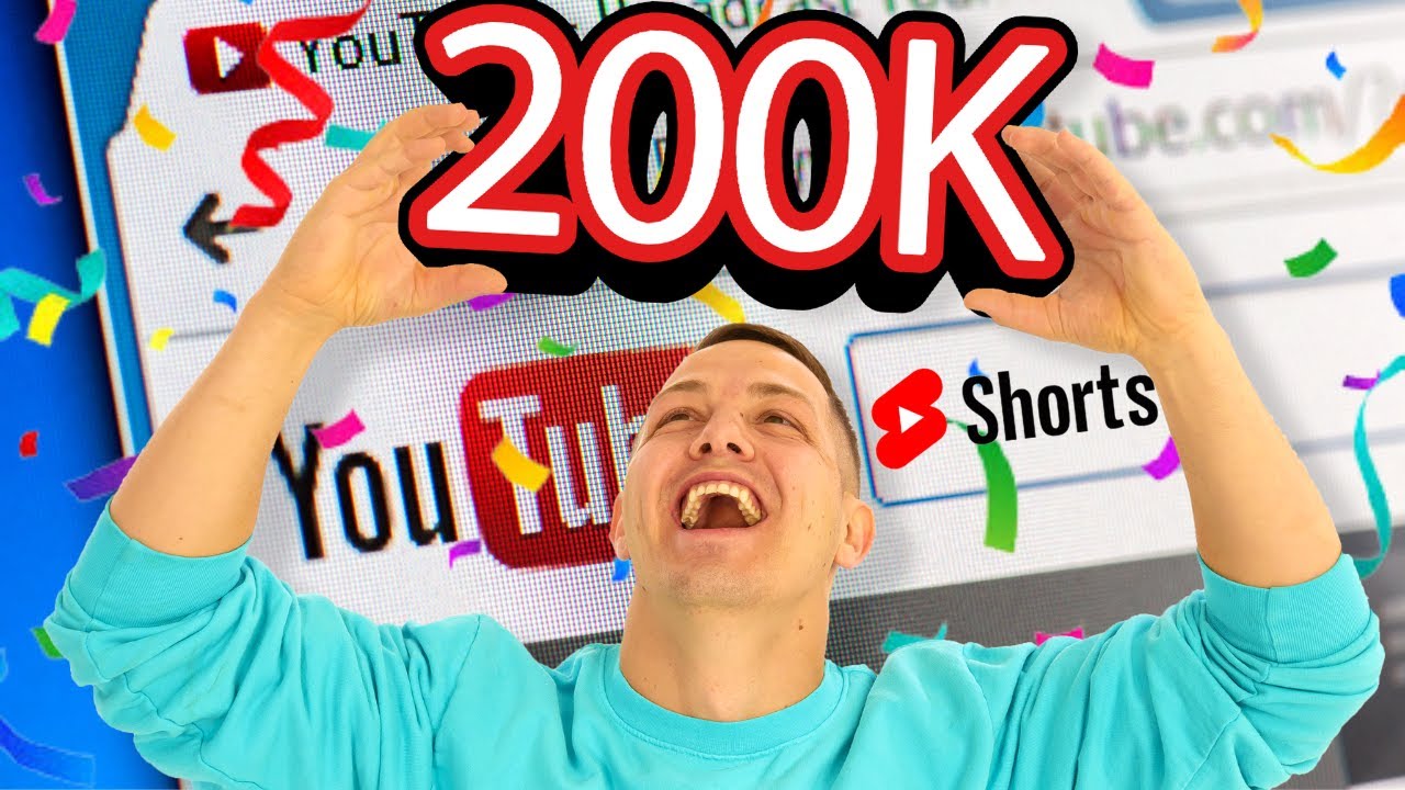 How I Gained 200,000 Subscribers With ONLY YOUTUBE SHORTS - YouTube