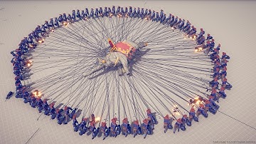 100x HARPOONS vs EVERY UNIT - Totally Accurate Battle Simulator