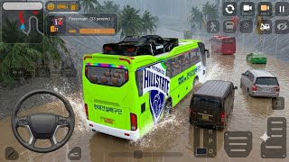 Coach Bus Simulator Vietnam - Hill Climb Bus Driving on Dangerous Mountain Roads - Android Gameplay screenshot 5
