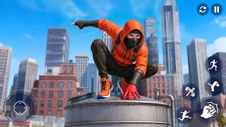 Flying Spider Hero City Action - Android Gameplay screenshot 1