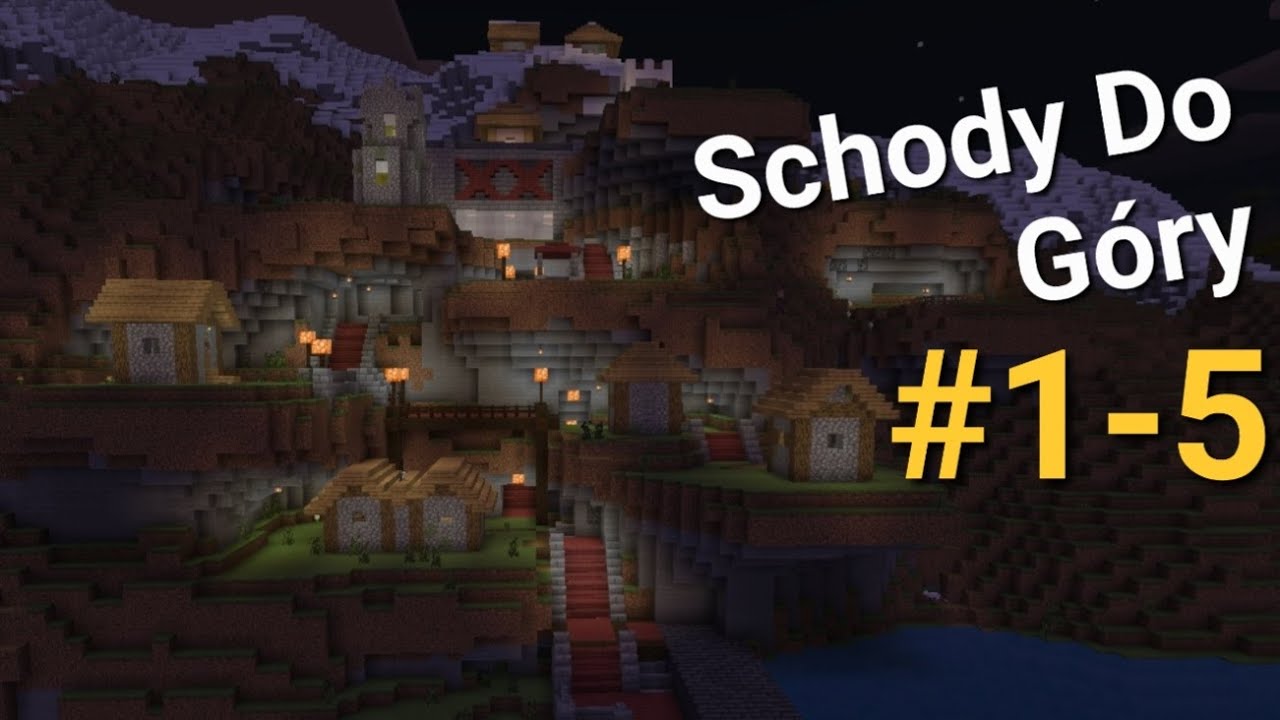 Minecraft Gory Minecraft Schody Do Góry #1-5 - YouTube