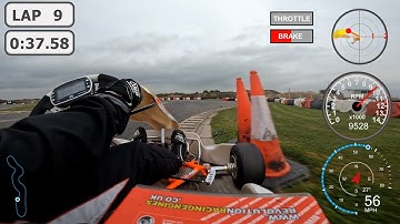 Lydd Kart Circuit - Fast Consistent Laps -11 Oct 23- Rotax Karting - GoPro Hero10 4k50fps - Dashware