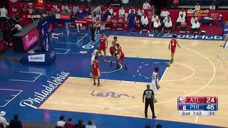 DWIGHT HOWARD SUPER MAN DUNK 76ERS VS HAWKS MGATOL😮😮😮