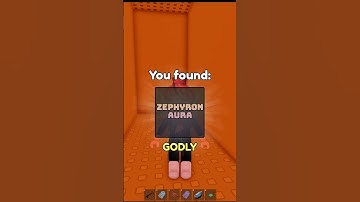 How To Get Zephyron Aura in Find The Auras #roblox #findtheauras