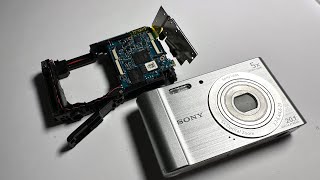 Replacing electronics in a Sony Cyber shot DSC W800 digital camera