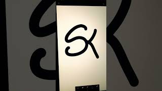 SK logo #logo#calligraphy#writing#gsbrand#style#love#art#shorts#gsbrand#bts#in# gs brand