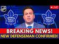CONFIRMED NOW? LEAFS SIGNING NEW DEFENSEMAN! WELCOME TO TORONTO! MAPLE LEAFS NEWS