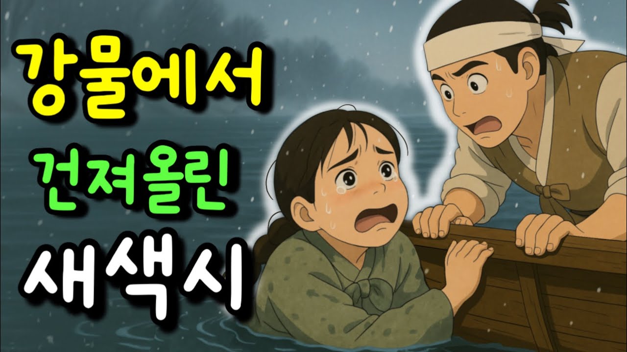 강물에 빠진 여인을 구하고 복터진 어부총각|옛이야기|민담|오디오북
