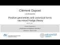 Clément Dupont - Positive geometries and canonical forms via mixed Hodge theory