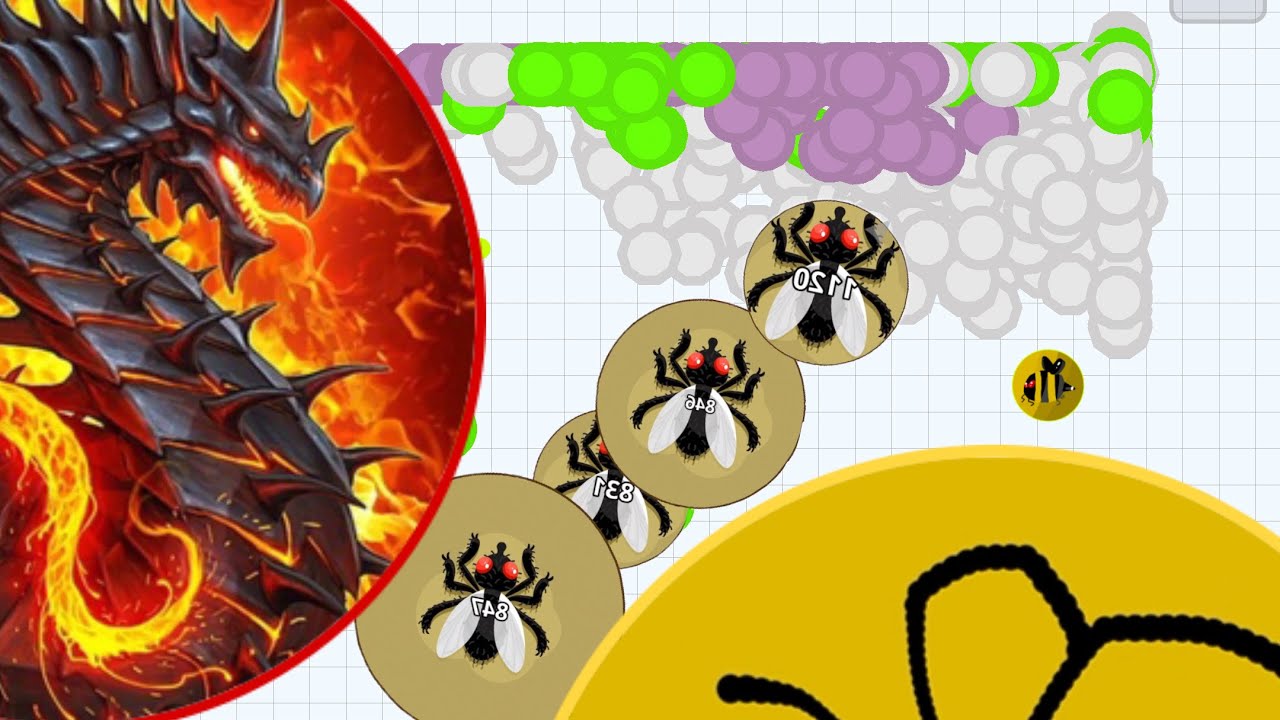 SOLO FLY = NOOB? (AGARIO MOBILE)