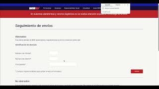MRW Shipping Integration - Backend Tracking Odoo