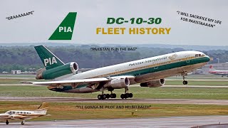 Pakistan International Airlines McDonnell Douglas DC-10-30 Fleet History (1974-1986/1987)