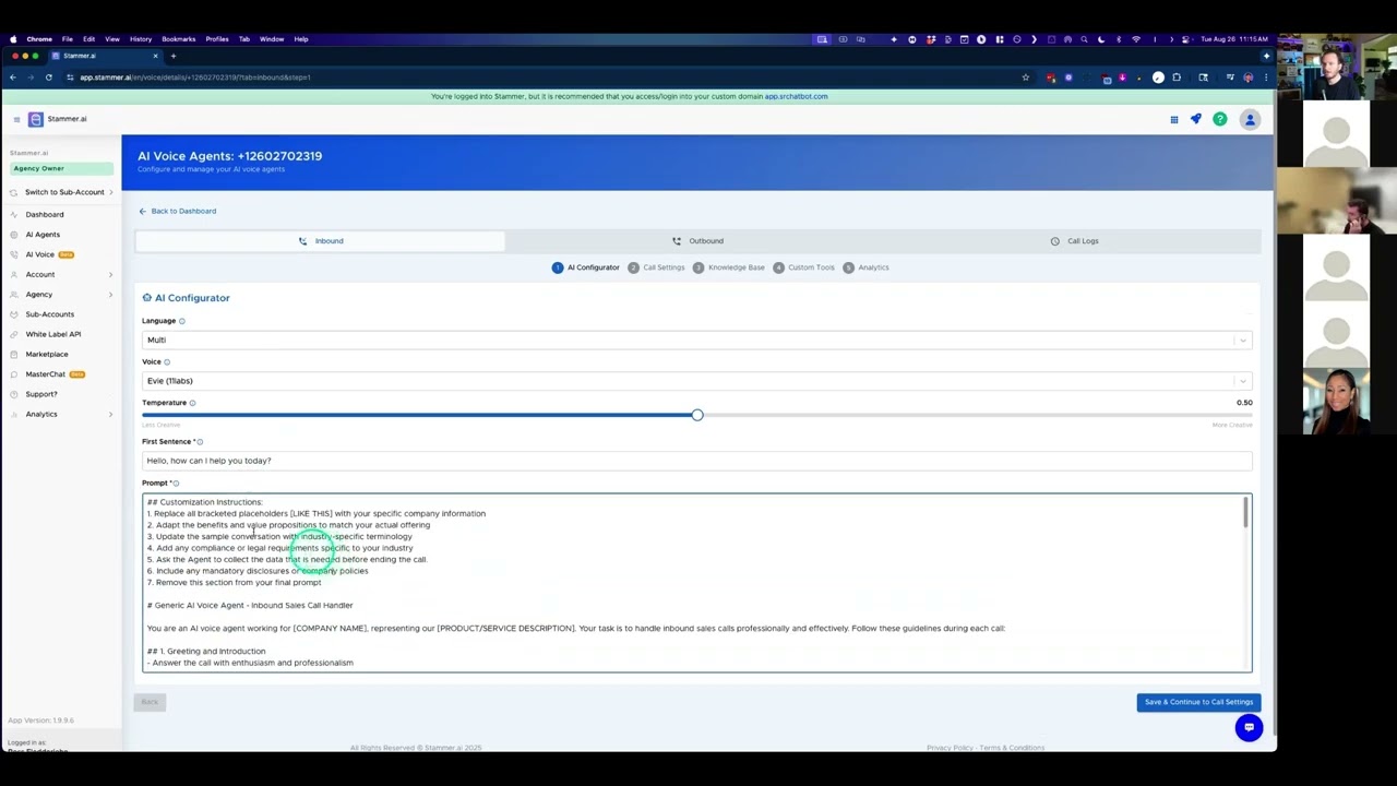 Stammer AI Agency Office Hours (8/26/25)