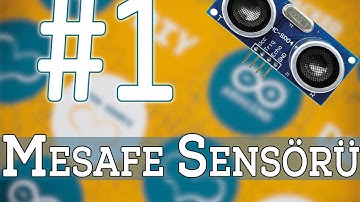 Arduino 1 Mesafe sensörü ile LED yakma