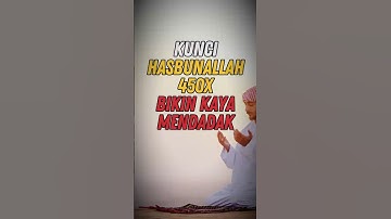TERBUKTI‼️ Amalan Hasbunallah 450x Ini Bikin Rezeki 1 Miliar Datang Tanpa Diduga