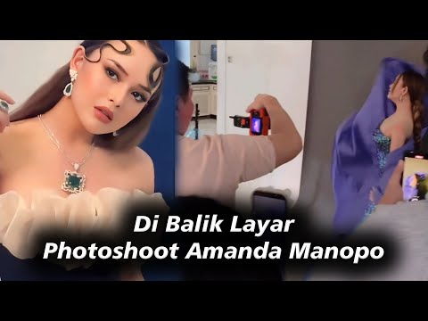 Amanda Manopo, Photoshoot Amanda Manopo, Tampil Cantik di Sesi Pemotretan, BTS Amanda Manopo