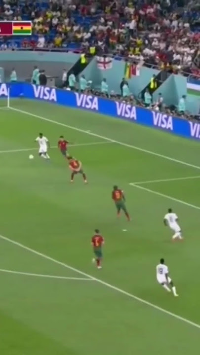 Bukari scores for Ghana v Portugal and does Ronald's celebration! #shorts #worldcup