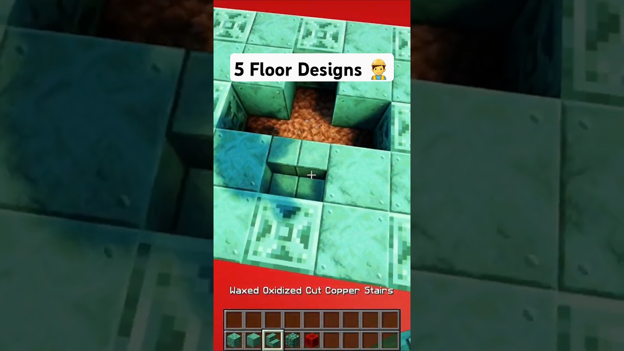 5 Easy Minecraft Floor Designs 👷‍♂️ 