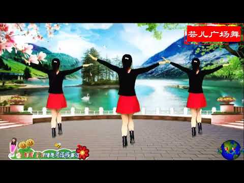 广场舞《放歌走天涯》张冬玲演唱，老歌新跳，活力动感带劲32步