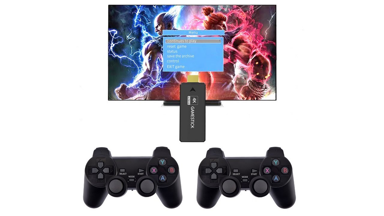 A7 Home Double TV Game Console With 2.4G Wireless Controller Without Memory  Card