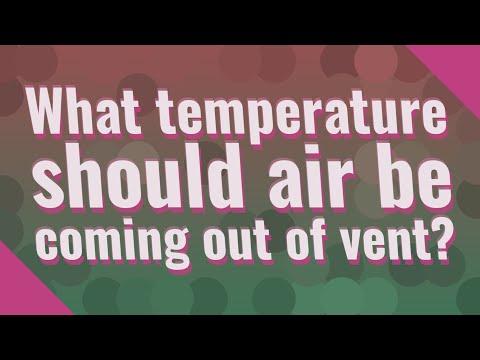 Temp Coming Out Of Air Vent