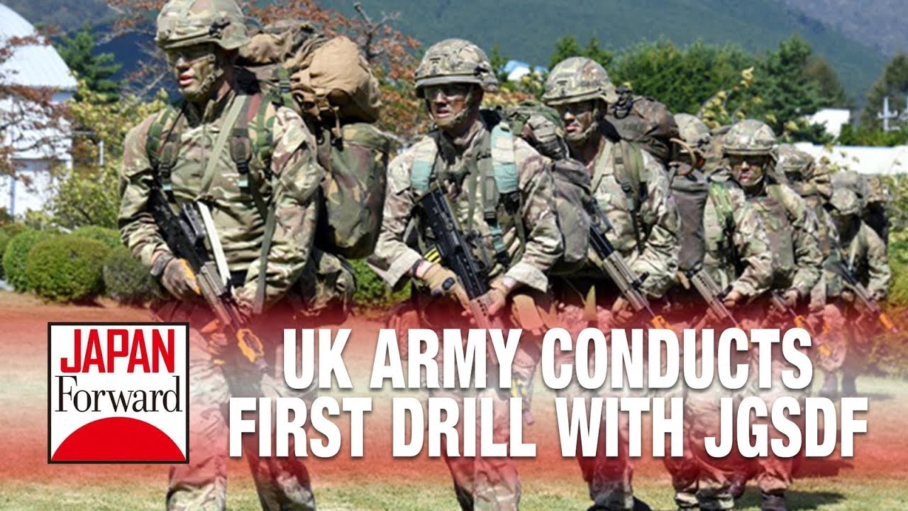 UK Army Conducts First Drill With JGSDF | JAPAN Forward - YouTube