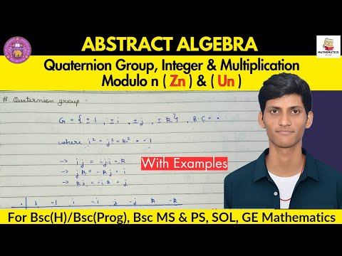 Abstract Modulo Lec- 6 | Integer & Multiplication Modulo n | Abstract Algebra # ...
