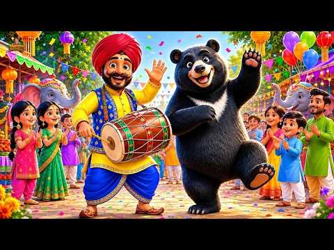 Kaalu Madari Aaya | कालू मदारी आया | Funny Kids Cartoon | Hindi Rhymes For Children | Chiku Rhymes