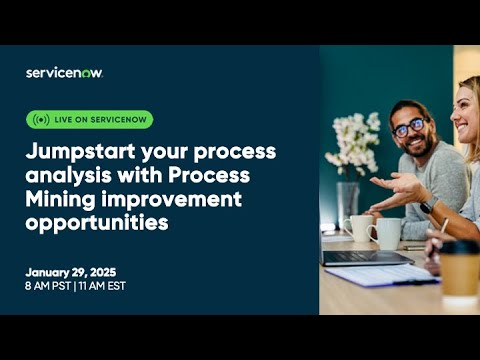 ServiceNow's in-platform Process Mining solution helps organization identify process inefficiencies and improvement opportunities. Process Mining surfaces common inefficiencies like rework, slow transitions, and repetitive reassignments to help jumpstart your process analysis. In this session we will cover the library of inefficiency detectors and how to quickly configure them.