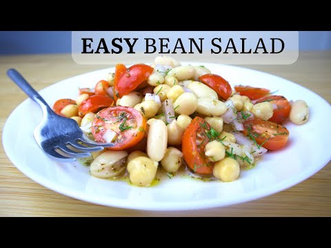 Healthy and Easy Bean Salad for Every Day! Budget Friendly Recipe! Dishes of Delicious