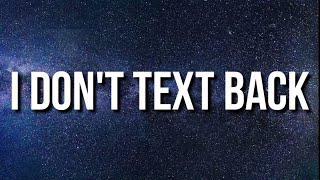 Nba youngboy Ft. yeat - I don't text back ( Lyrics )