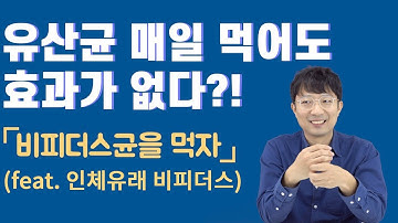 유산균 먹어도 효과가 없으시다구요? 답은 비피더스균입니다