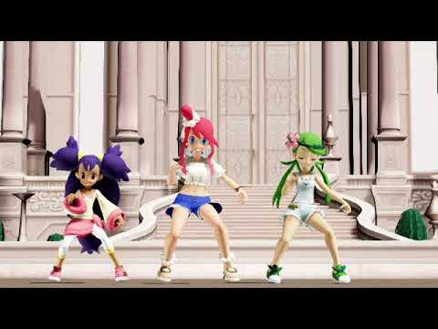 MMD Pokemon Gentleman Skyla Mallow Iris 